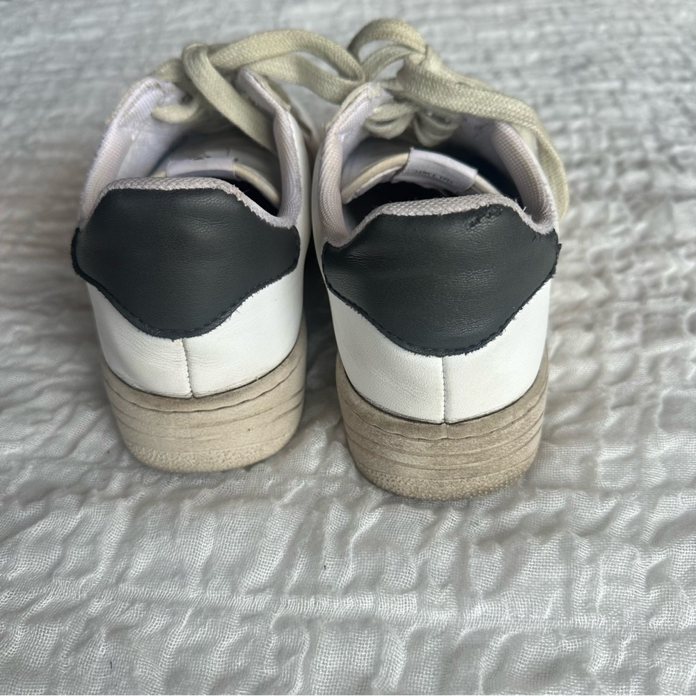 Victoria Spain Leather Sneakers White Brown Casual Trainer EU38 US 8 - Picture 8 of 11
